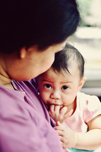 Portrait of cute baby