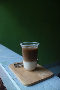 Close-up of drinking straw