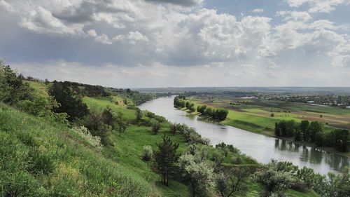 Scenic view of landscape against sky