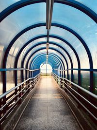 Inside the tunnel 