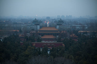 View of built structure in city