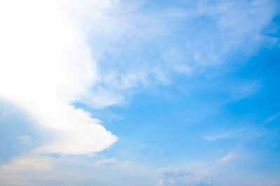 Low angle view of clouds in sky