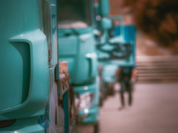 Close-up of vintage car