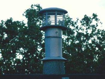 Low angle view of tower against sky