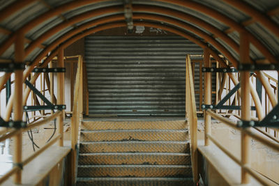 Staircase of old building