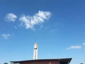 Low angle view of building against sky