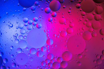 Full frame shot of water bubbles