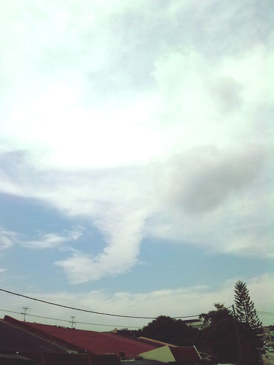 sky, cloud - sky, nature, no people, day, outdoors, tree, beauty in nature