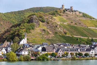 Houses on a lake