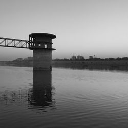 Scenic view of water against sky
