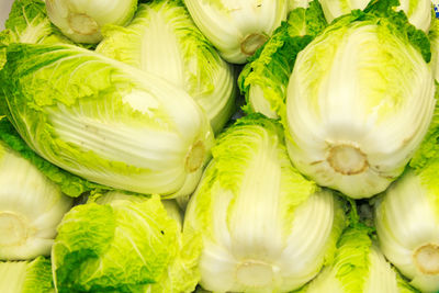 Full frame shot of chopped vegetables for sale in market