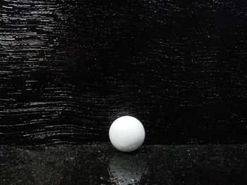 High angle view of ball on table