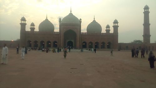 Low angle view of historical building