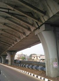 View of bridge in city