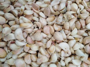 Full frame shot of roasted coffee for sale in market