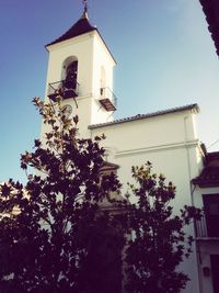 Low angle view of church