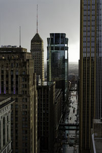 Buildings in city