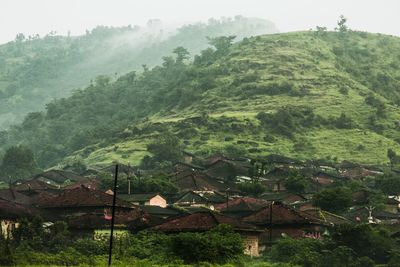 Scenic view of mountains