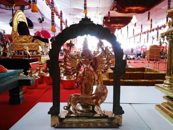 Low angle view of statue
