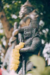 Close-up of buddha statue