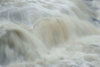 Close-up of waterfall