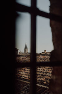 Low angle view of silhouette trees against sky during sunset