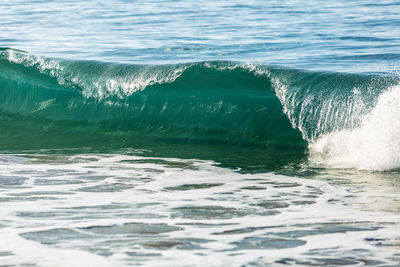 Water splashing in sea