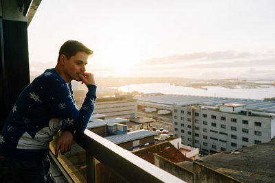 Young man using mobile phone