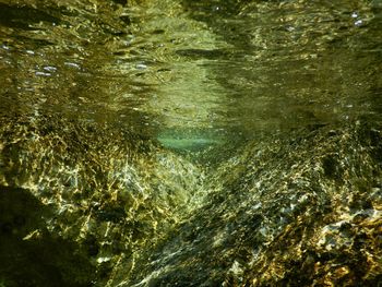 Close-up of rippled water