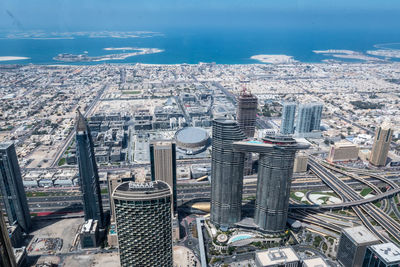 Aerial view of cityscape