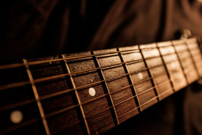 Close-up of guitar