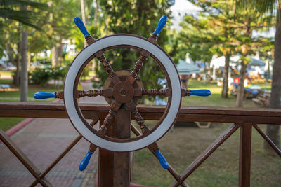 Close-up of bicycle