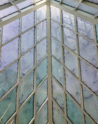Full frame shot of metal structure