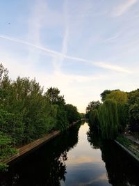 Scenic view of river against sky