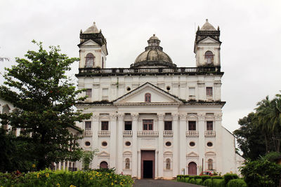 Facade of historic building