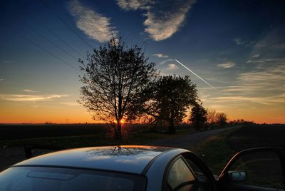 Road passing through landscape