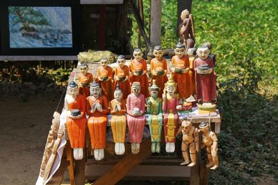 View of vegetables on display