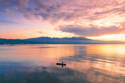 The view of ambon bay. shoot from galala harbour