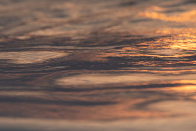 Full frame shot of sunset sky