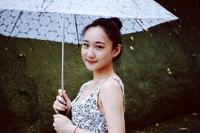 Portrait of young woman