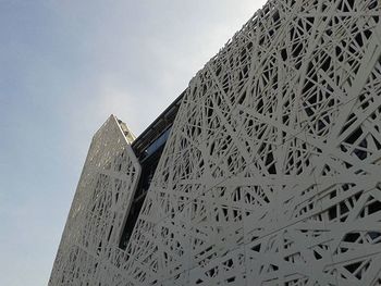 Low angle view of building against sky