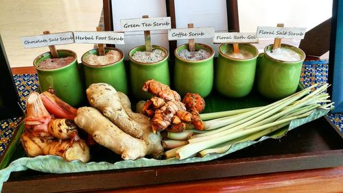 Close-up of food in container