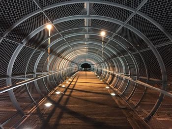 Illuminated tunnel