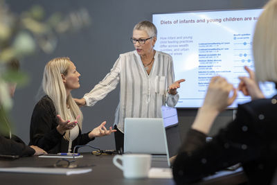 People during business meeting