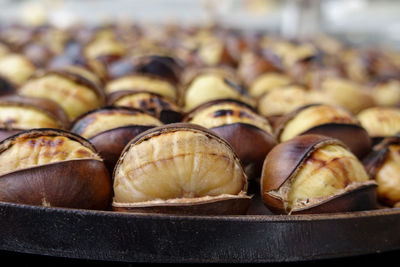 Close-up of fruits for sale at market stall