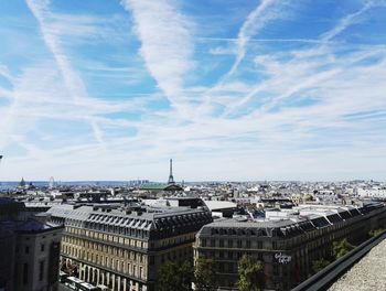 View of cityscape against the sky