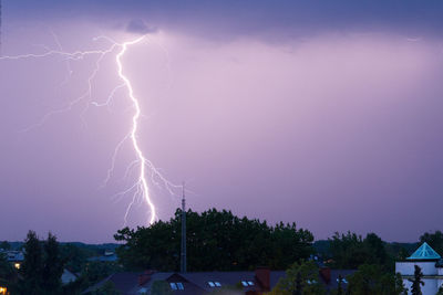 Lightning over lightning