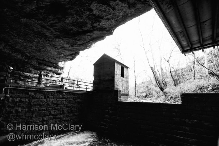 architecture, built structure, building exterior, tree, low angle view, text, bare tree, sky, clear sky, day, connection, western script, outdoors, no people, mountain, nature, communication, wall - building feature, house, bridge - man made structure