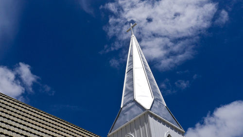 Holy cross for worship in a religious christian or catholic chapel 
