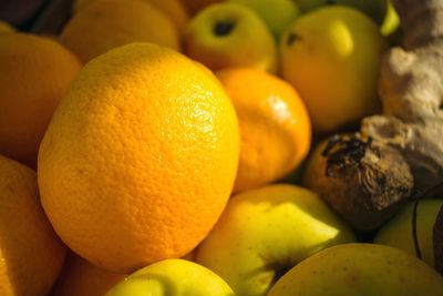 Full frame shot of oranges